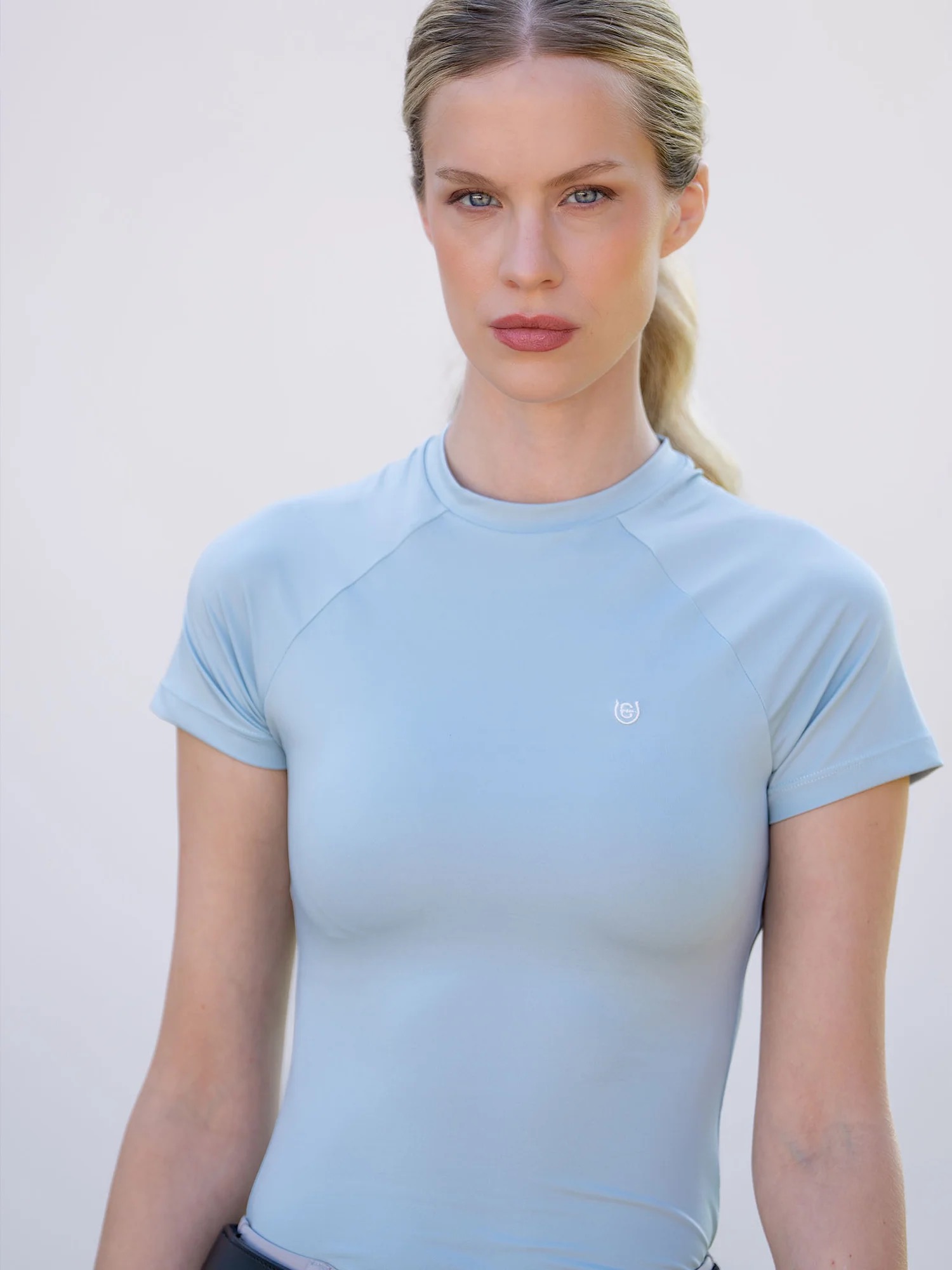 Футболка Dynamic Base Layer Ice Blue. Equestrian Stockholm 4