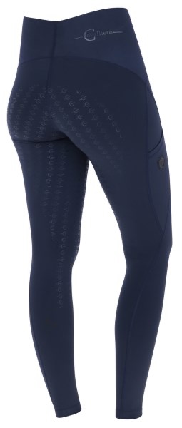 Бриджи леггинсы Dark Navy, полная силиконовая лея. Covalliero 4