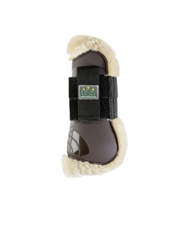 Ногавки с мехом Tendon Brown, передние. USG