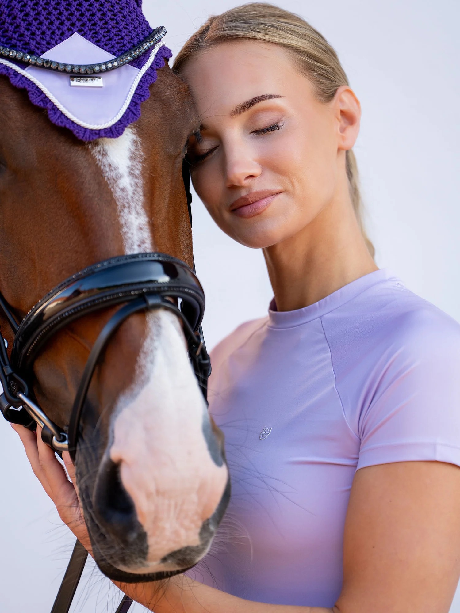 Футболка Dynamic Base Layer Lavander. Equestrian Stockholm 5