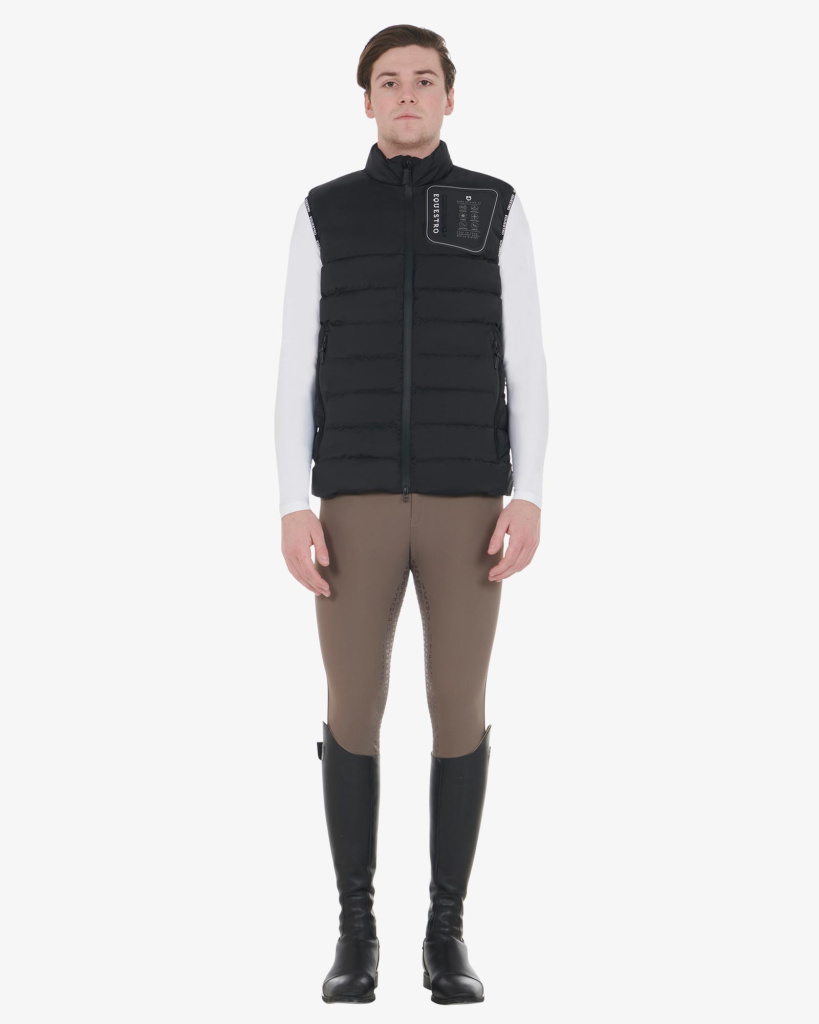 Жилет мужской Silicone Patch Black. Equestro 6