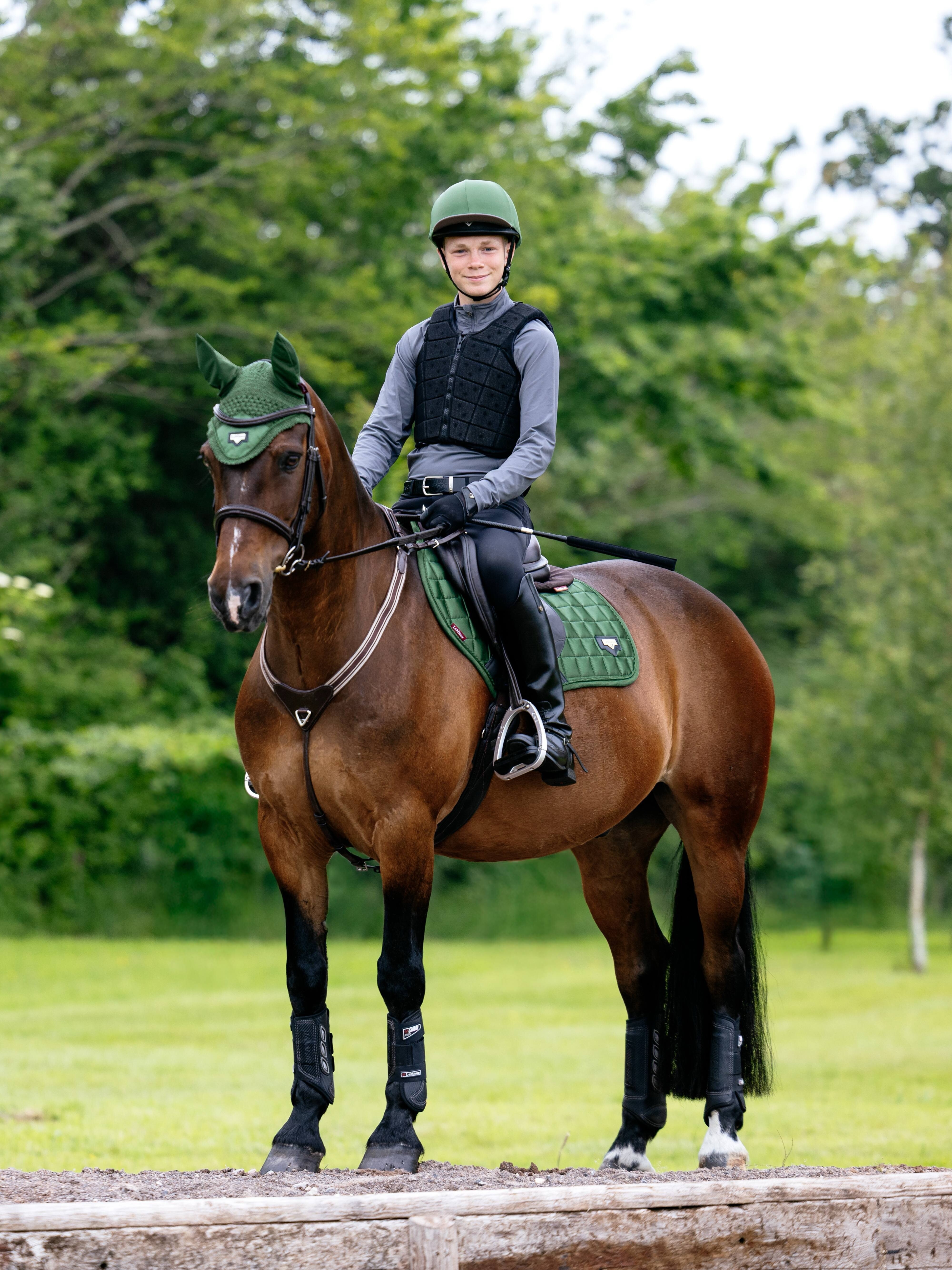 Вальтрап конкурный Loire Classic CC Square Hunter Green. LeMieux 2