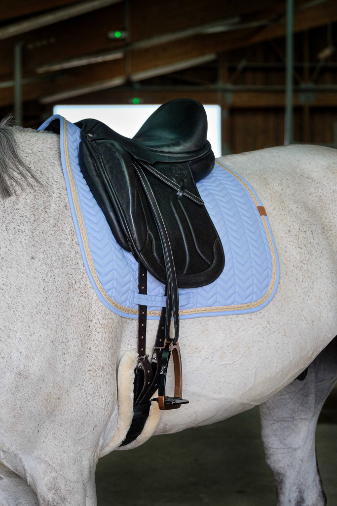 Вальтрап выездковый Softy Light Blue. Equitheme 3