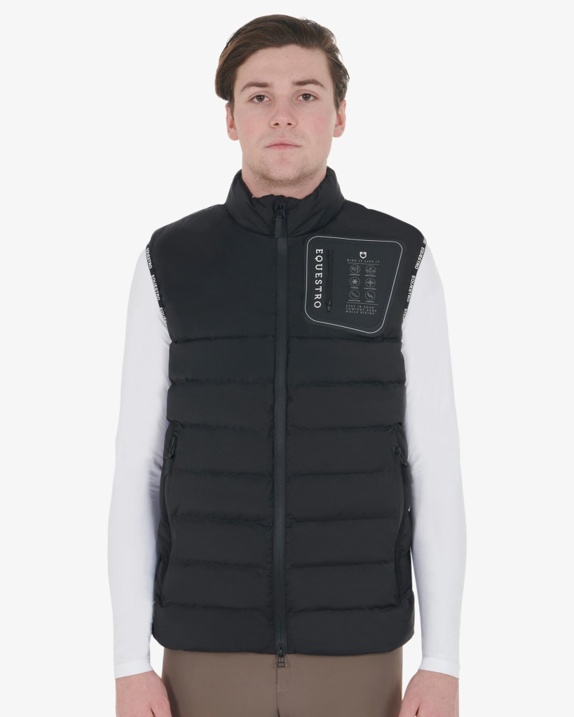 Жилет мужской Silicone Patch Black. Equestro