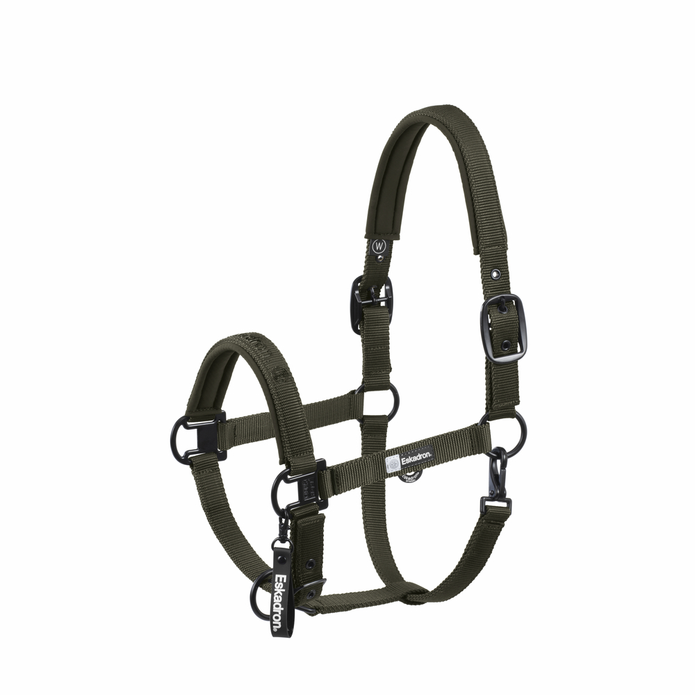 Недоуздок Double Pin Deep Green Dynamic 25. Eskadron