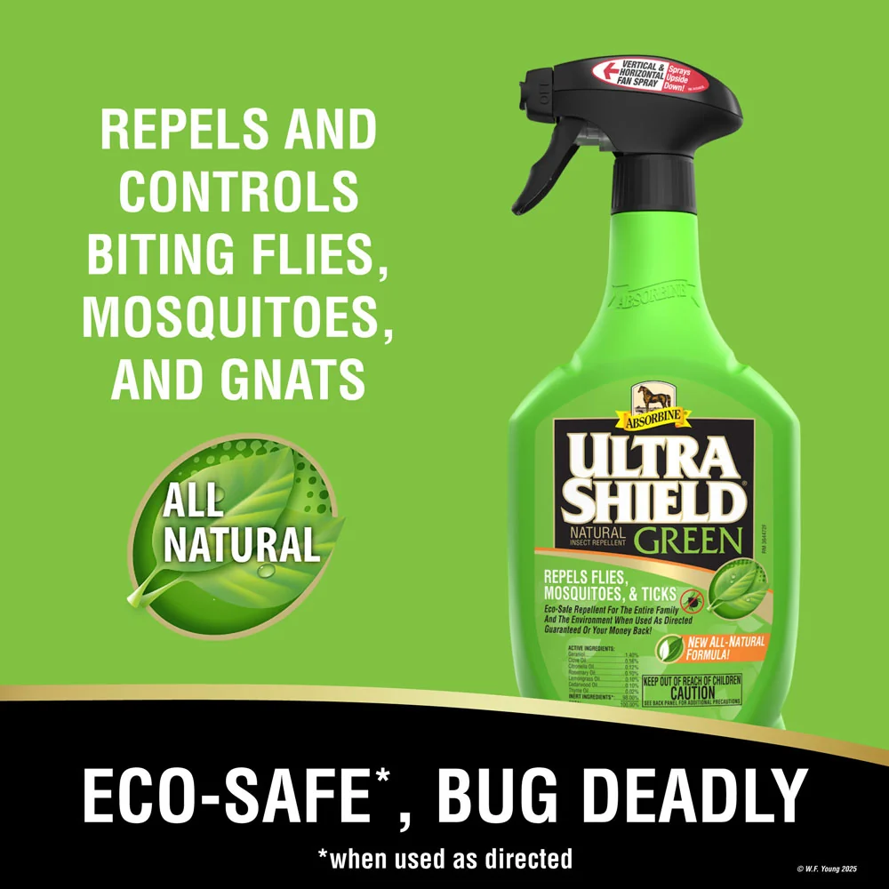 Репеллент UltraShield Green Natural, 946 мл. Absorbine 5