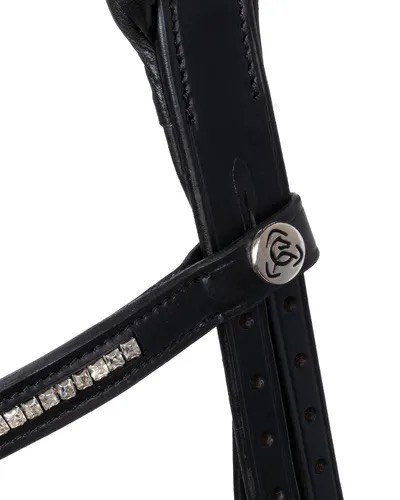 Уздечка трензельная Creazione Black/Black. Acavallo 5