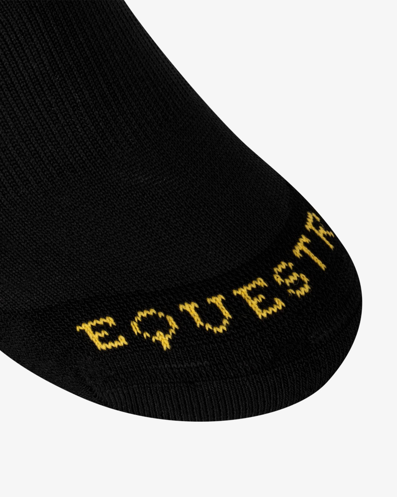 Гольфы Contrasting Logo Black/Yellow. Equestro 4