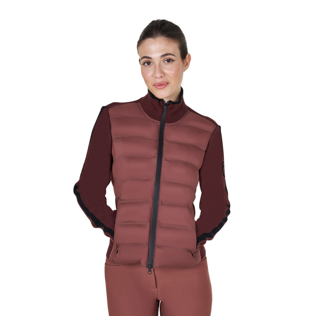 Куртка комбинированная Hybrid Marron. Equestro