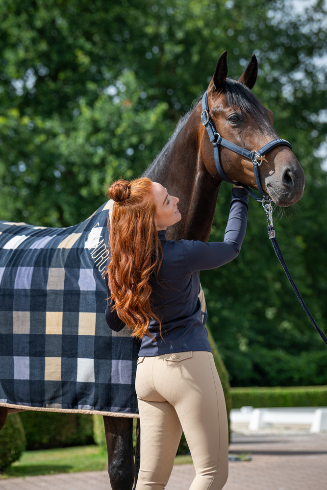 Недоуздок Sparkle Double Pin Navy Sports 26. Eskadron 4