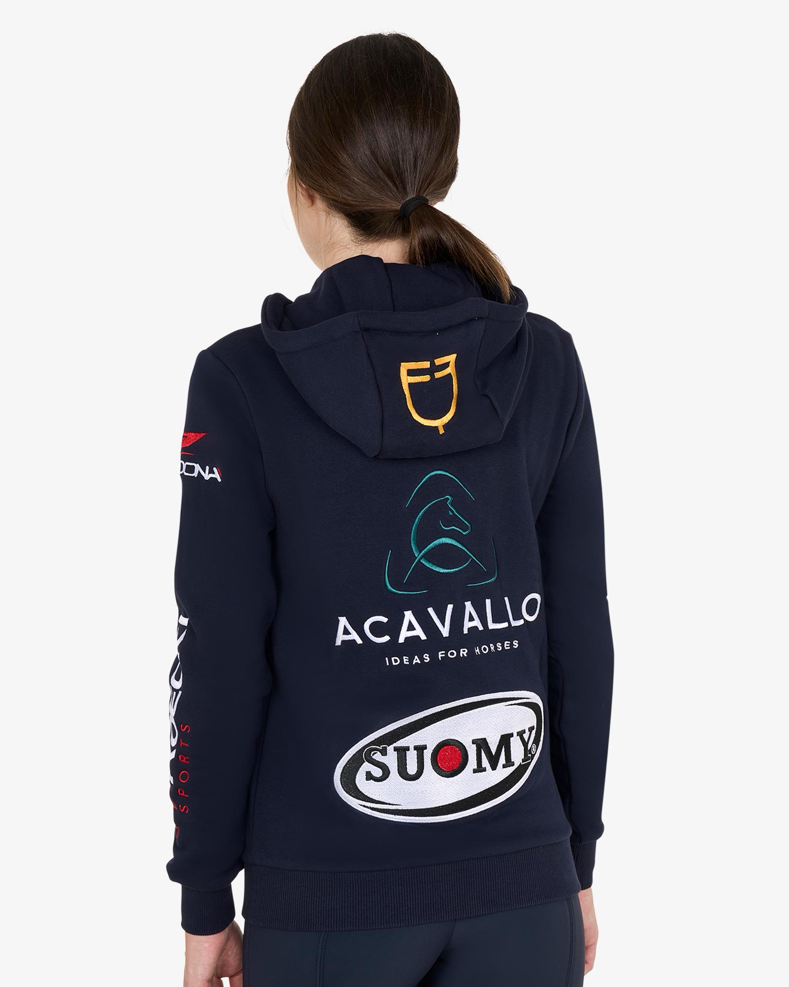 Толстовка с капюшоном New Style Multi-logo 2024. Equestro 2