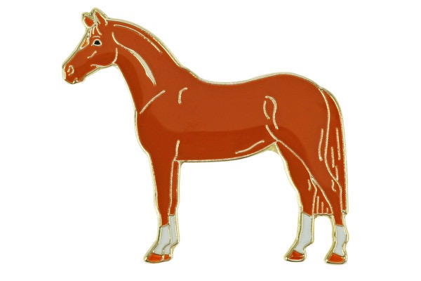 Значок Horse, chestnut. Happy Ross