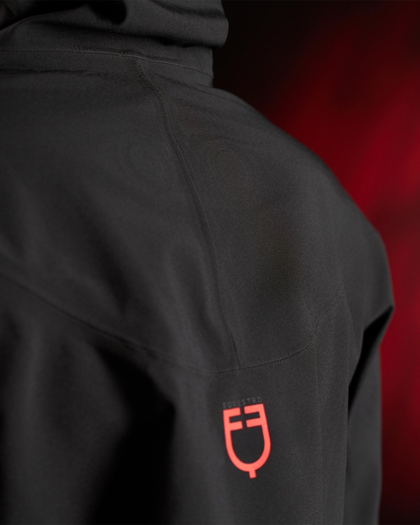Пальто дождевик Ridertechnology Black. Equestro 2