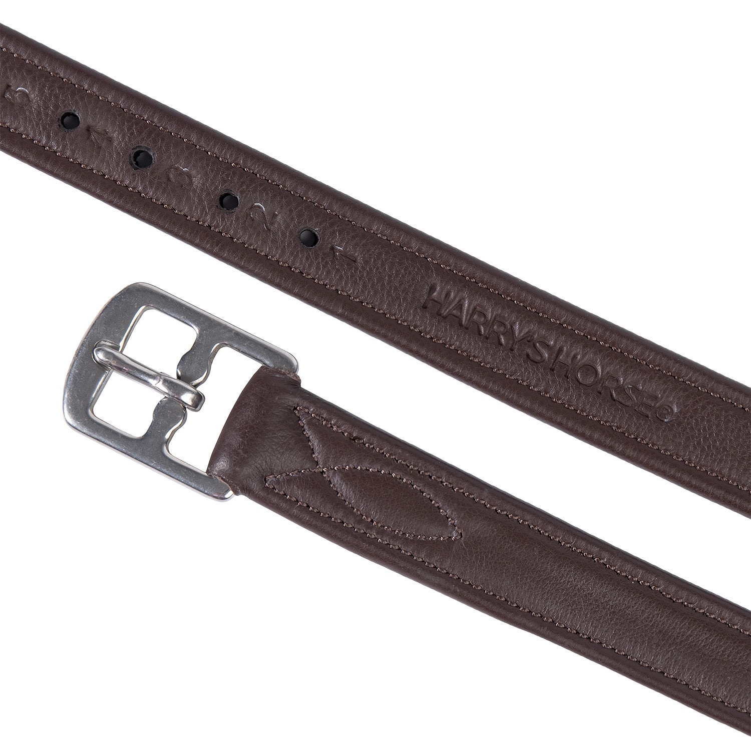 Путлища прошитые Excellent Brown, кожа. Harry's Horse 2