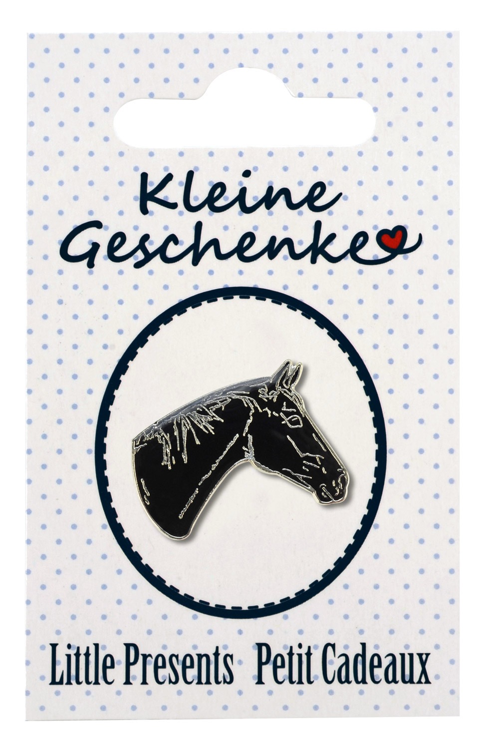 Значок Horse Head Black. Happy Ross 2