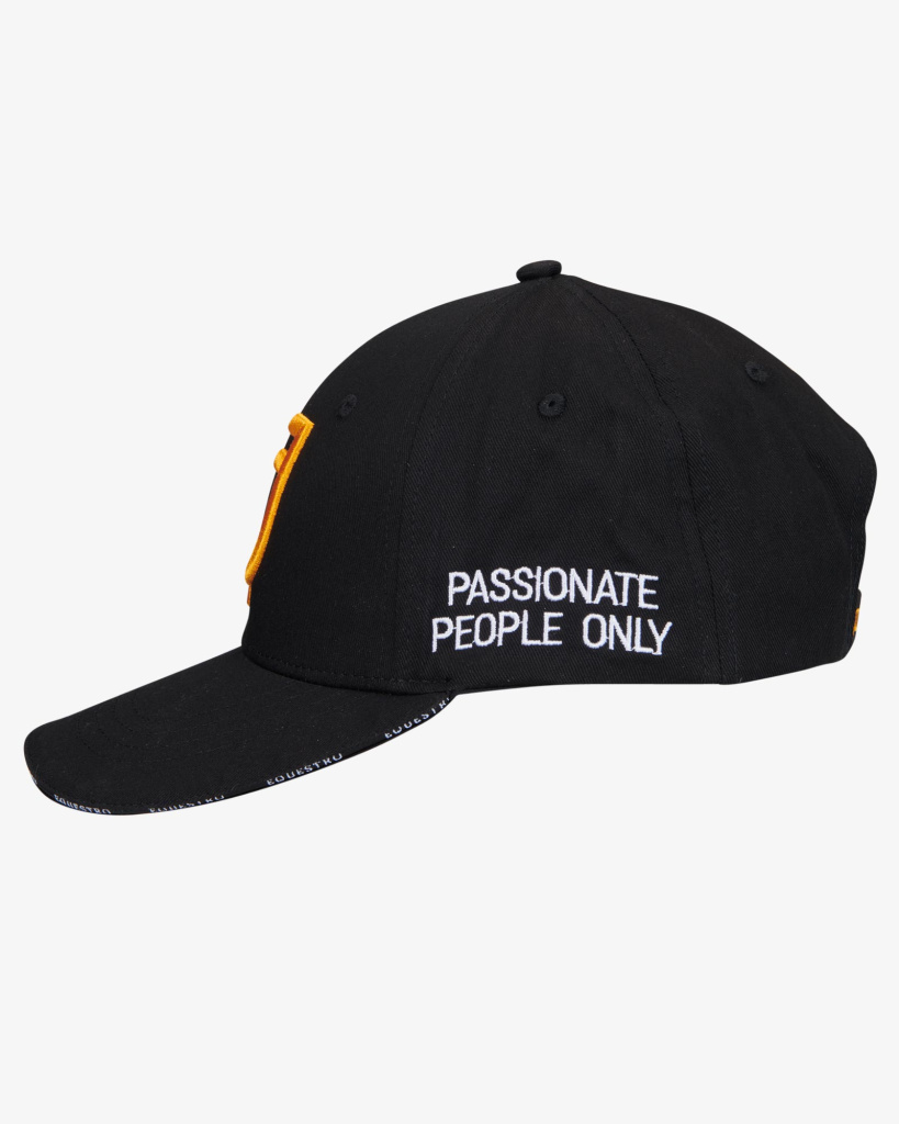 Кепка Black/Yellow. Equestro 4