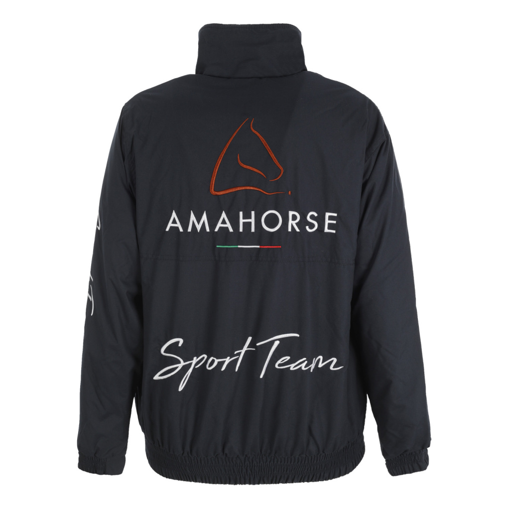 Куртка-бомбер утепленная Sport Team Navy. AMAHORSE 3
