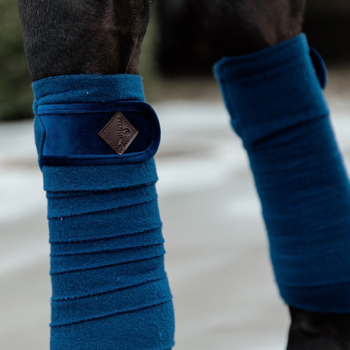 Бинты флисовые Polar Fleece Basic Velvet Navy. Kentucky 2