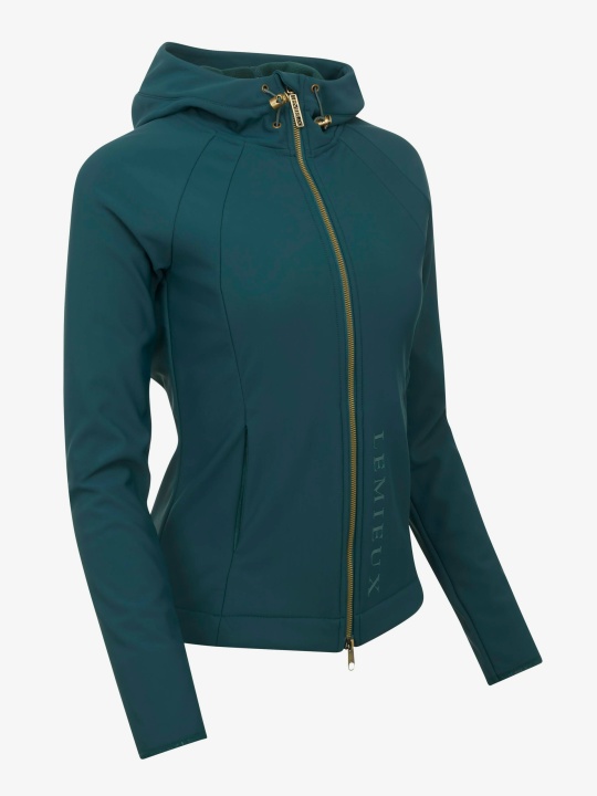 Куртка Charlotte Soft Shell Spruce, женская, с капюшоном. LeMieux 2