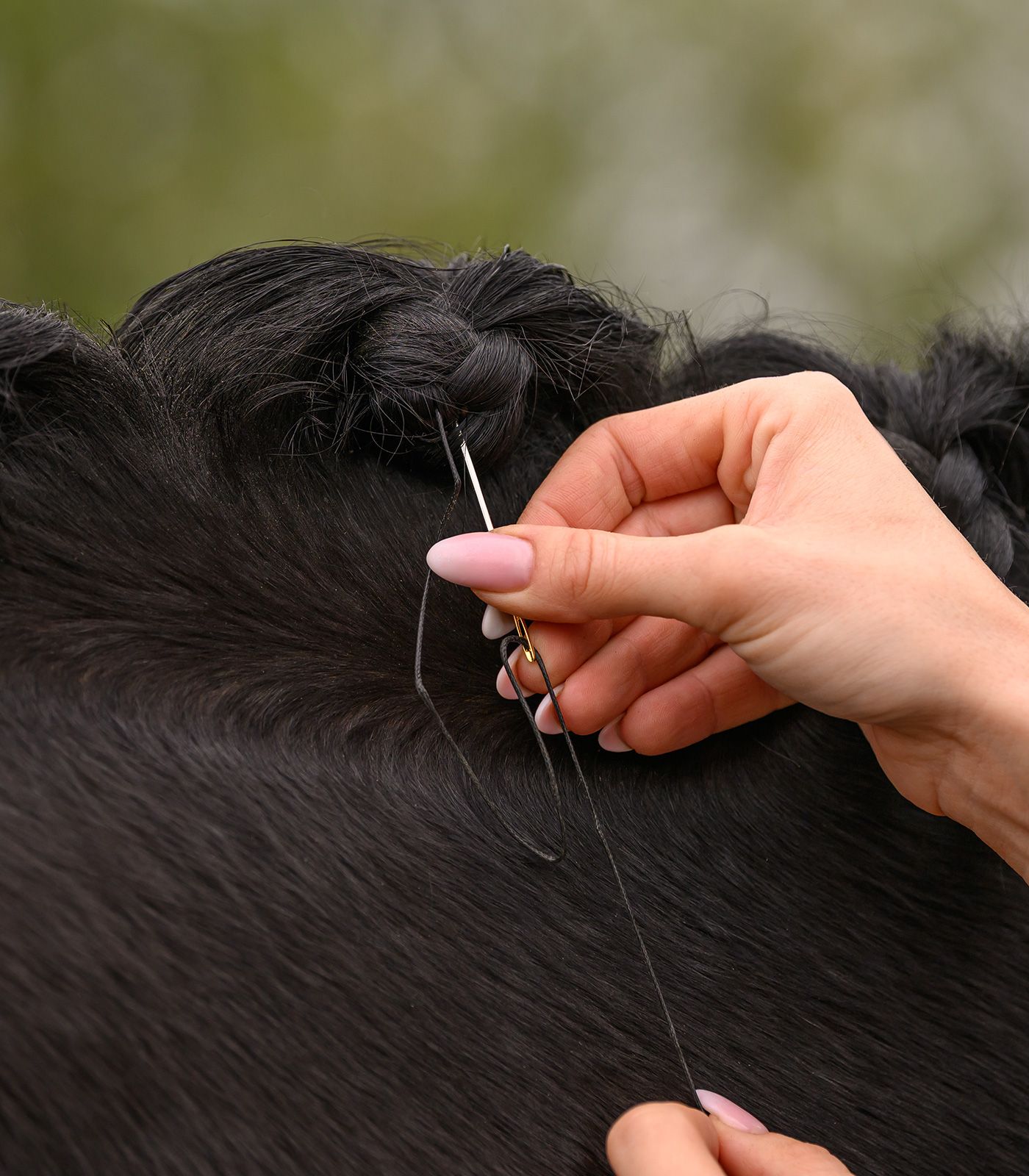 Набор для заплетая гривы Mane-Plaiting Set. Waldhausen 4