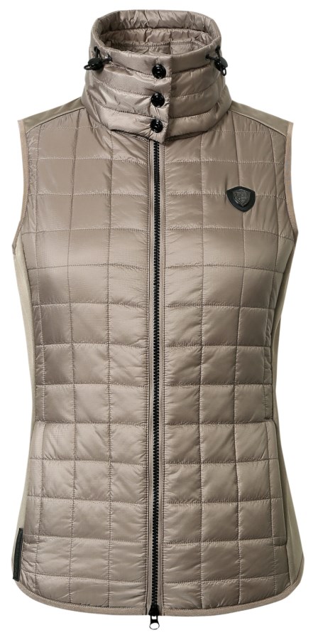 Жилет комбинированный Taupe 2025. Covalliero