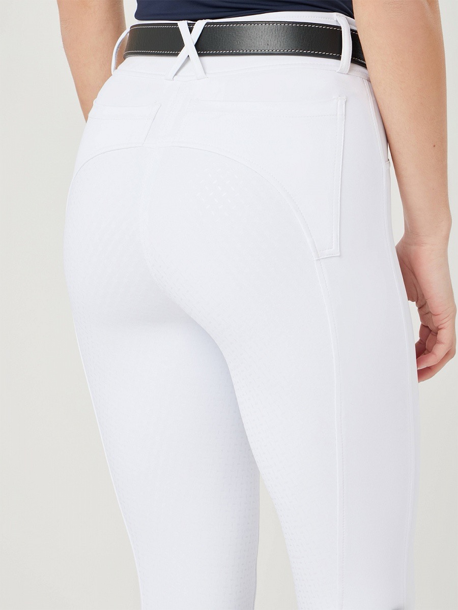 Бриджи леггинсы Demi White, полная силиконовая лея. LeMieux 4
