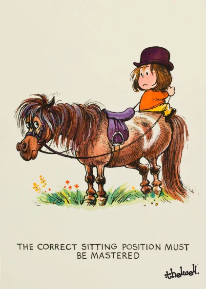 Открытка Sitting Position, 21х15 см.