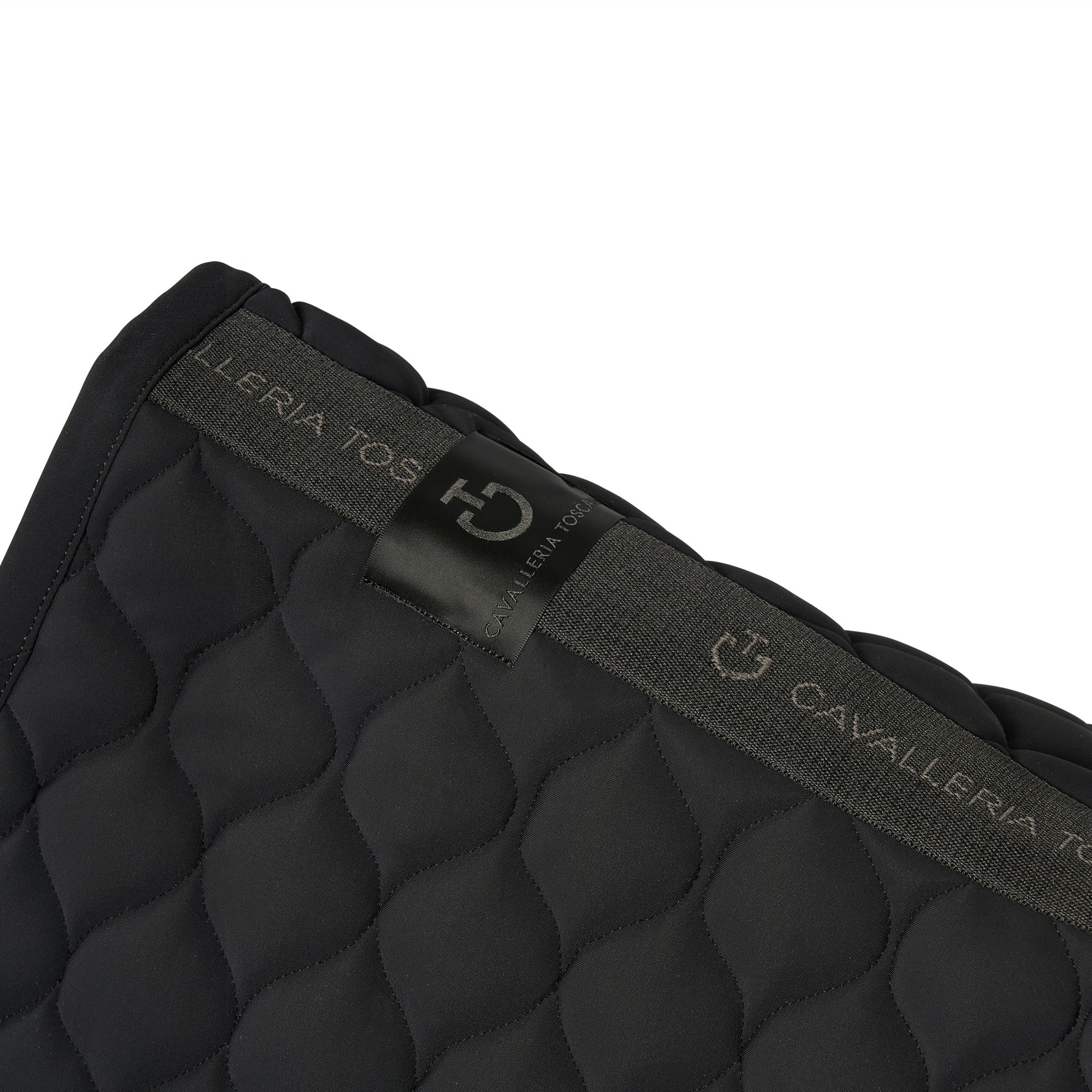 Вальтрап выездковый With Circular Quilting Black. Cavalleria Toscana 2