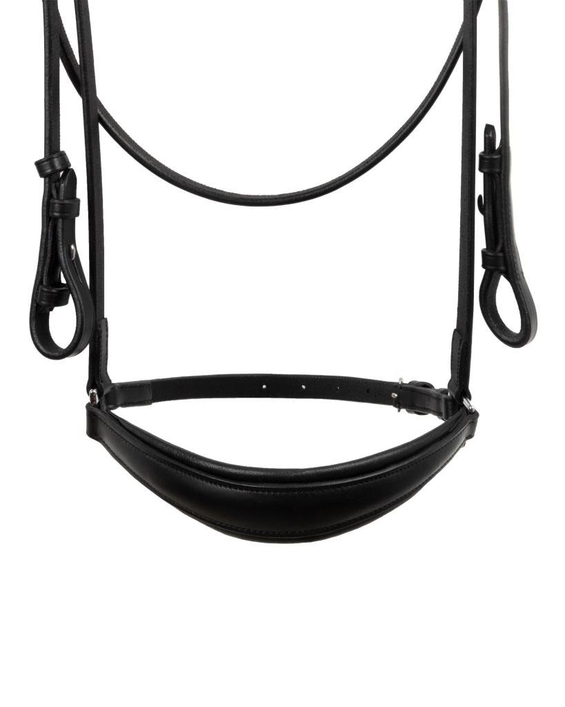 Уздечка трензельная с чешским капсюлем Venere Black. Acavallo 6