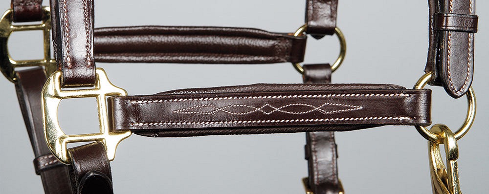 Недоуздок кожаный Supreme Brown. Harry's Horse 2