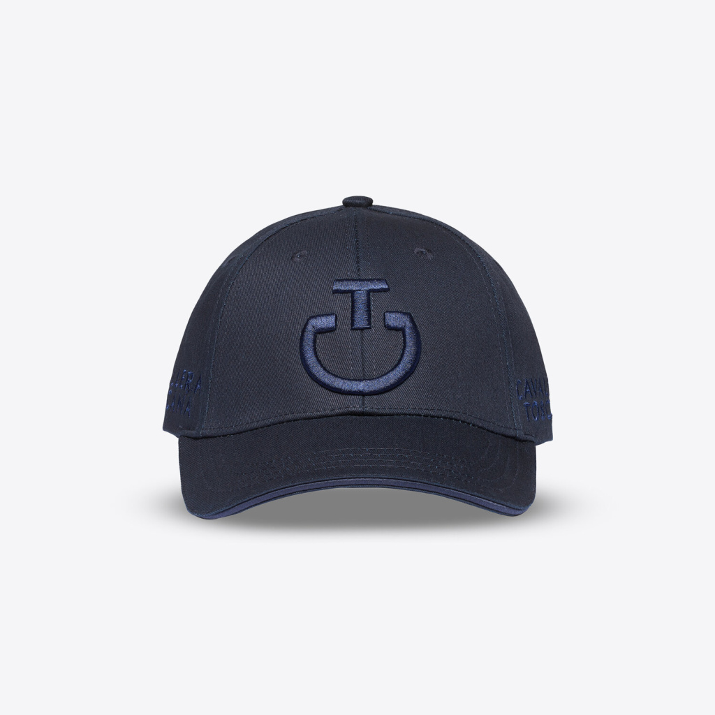 Кепка With An Embroidered Logo Navy. Cavalleria Toscana