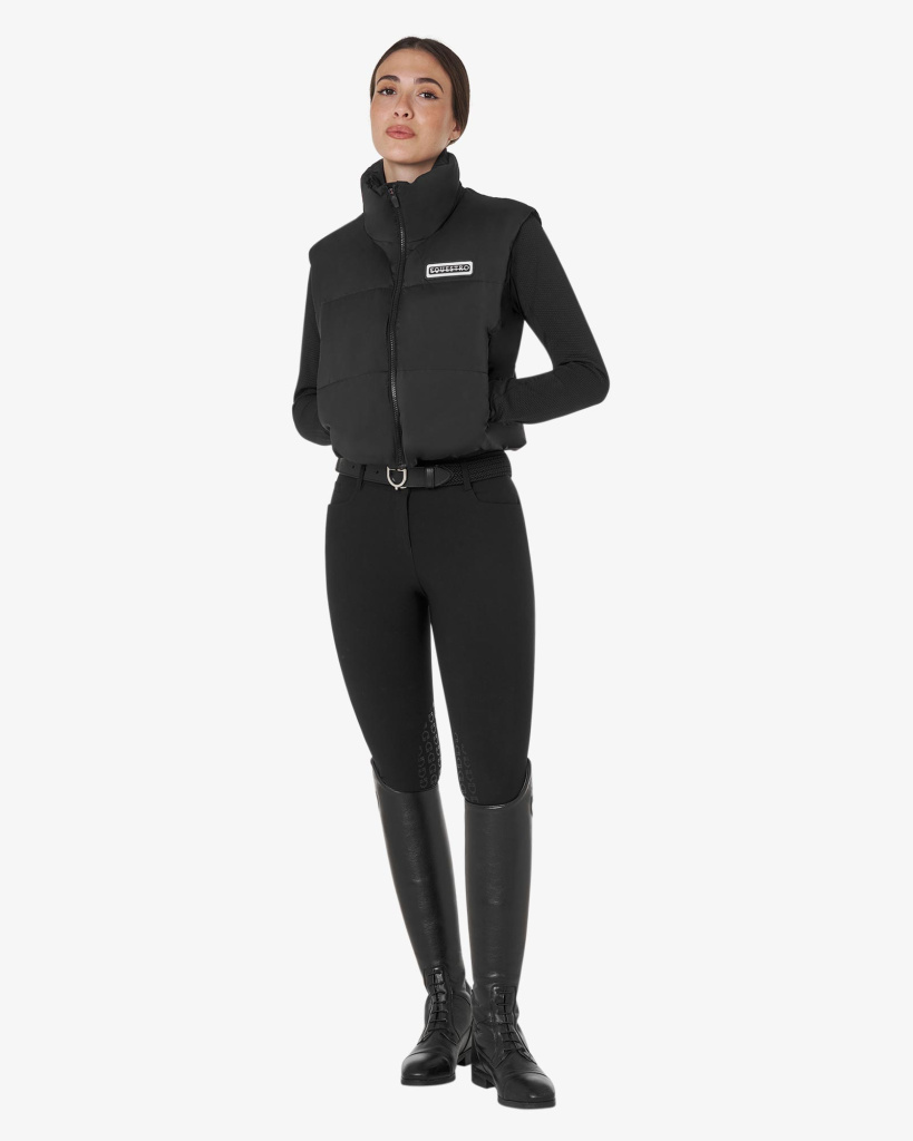 Жилет укороченный Cropped Vest Black. Equestro 4