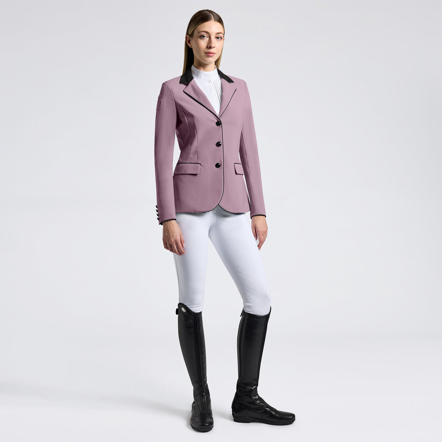 Редингот With Alcantara Collar and Buttons Grape Shake. Cavalleria Toscana