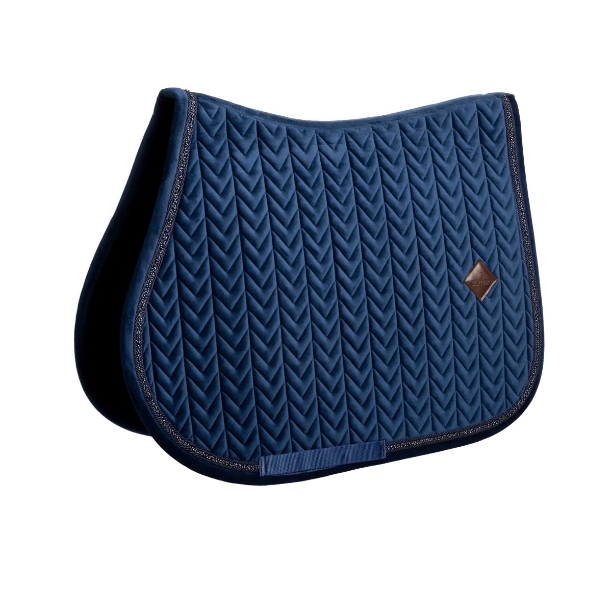 Вальтрап конкурный Velvet Mini Pearls Navy. Kentucky