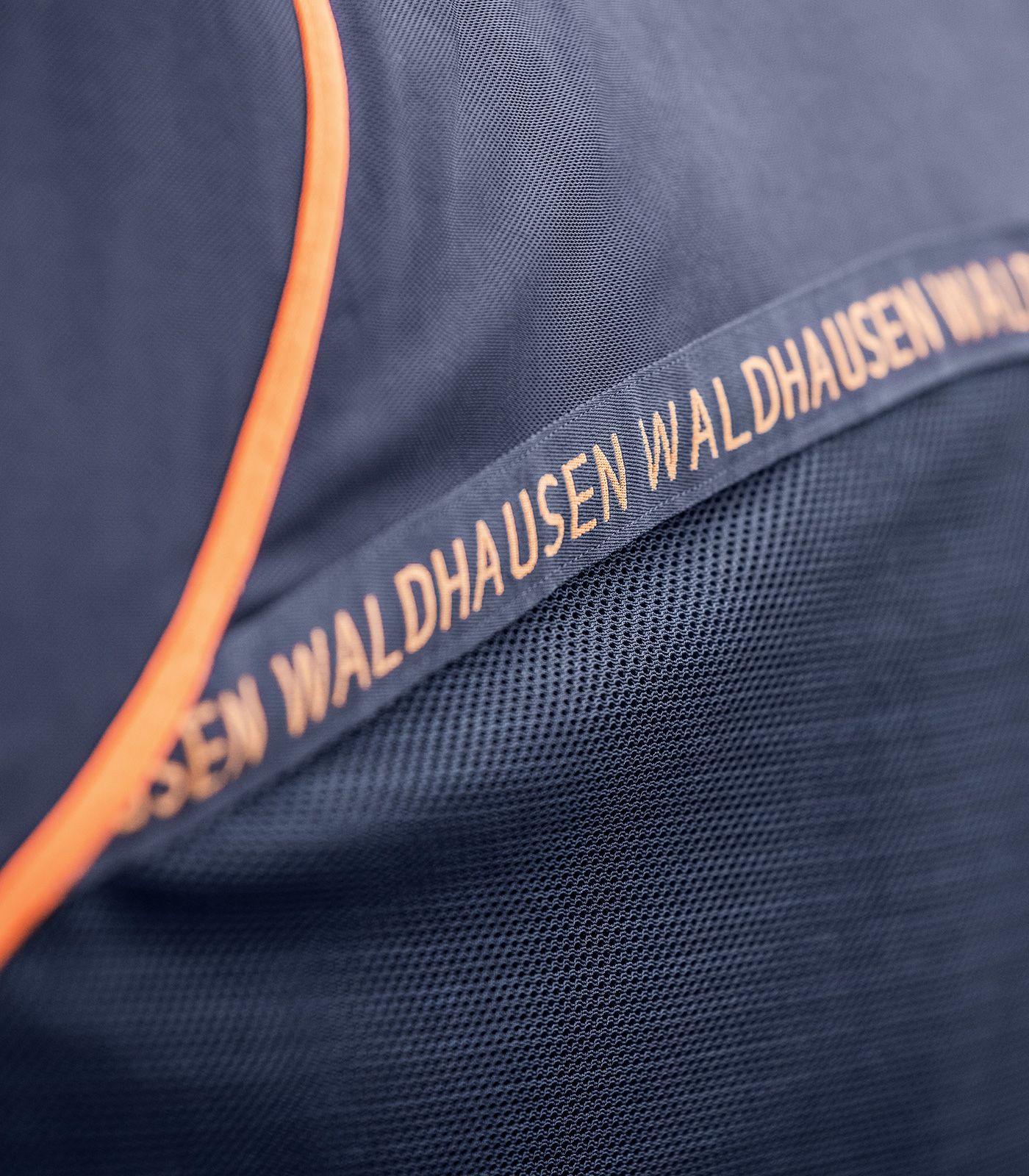 Попона терморегулирующая антимоскитная Cool Night Blue/Orange. Waldhausen 2