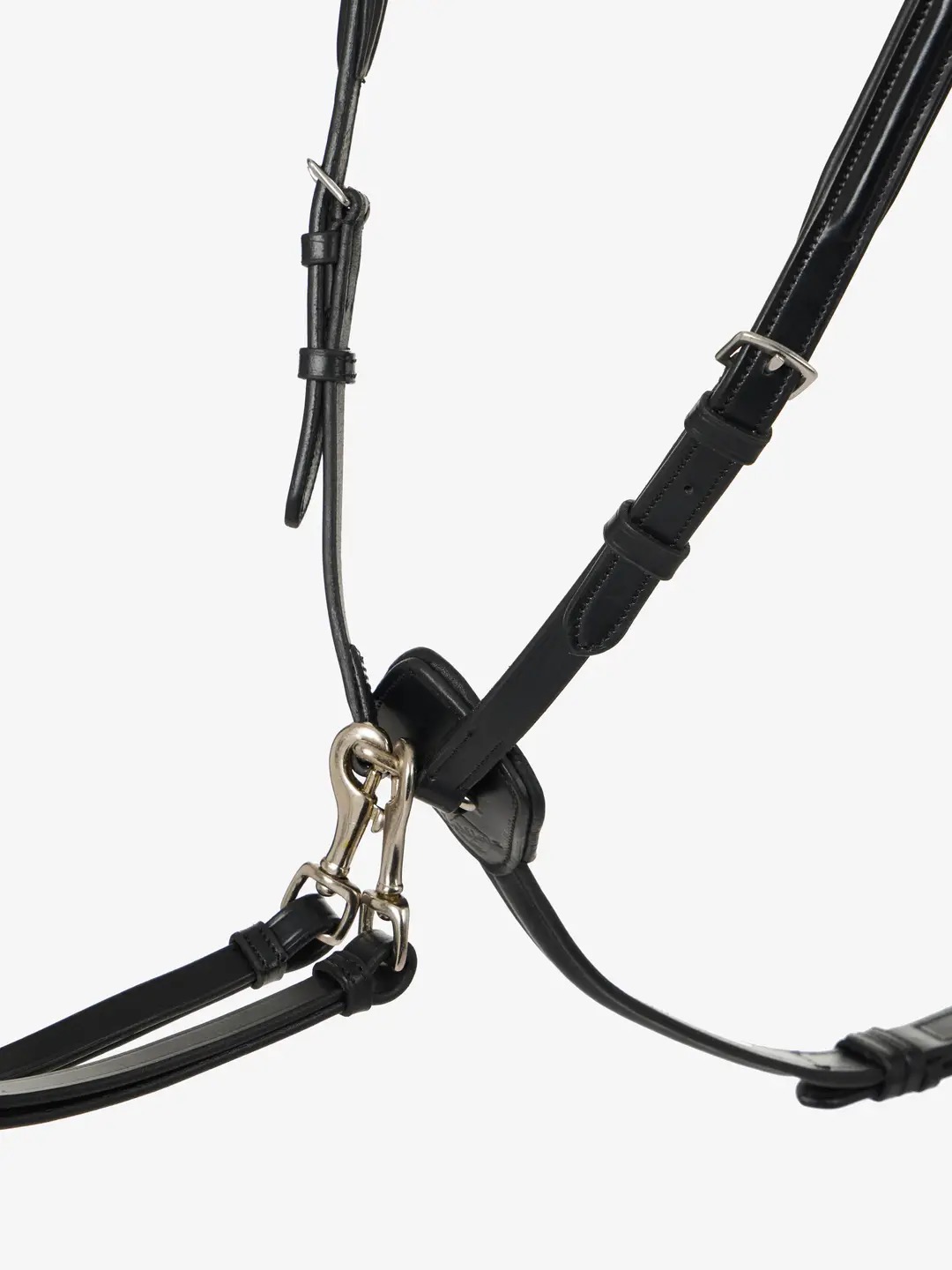 Подперсье с мартингалом Breastplate Black, кожа. LeMieux 4