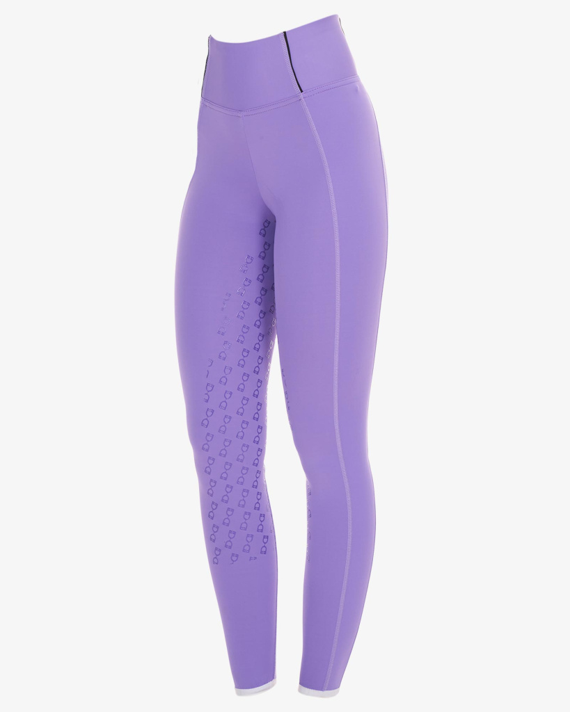 Бриджи леггинсы Classic Slim Fit Dahlia Purple, полная силиконовая лея. Equestro 4