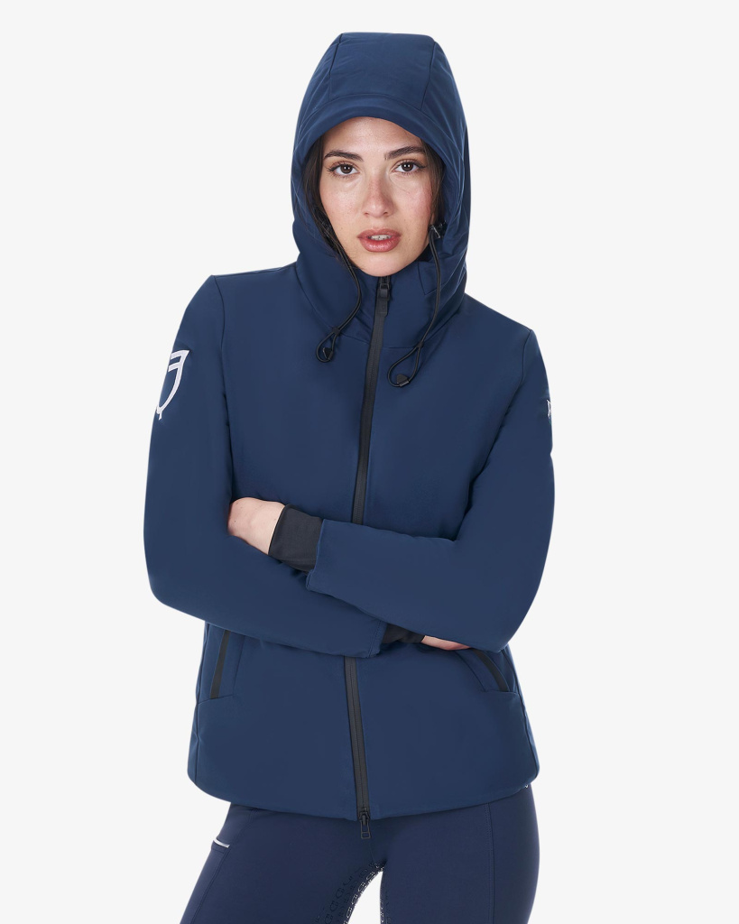 Куртка пуховик Waterproof Navy Blazer. Equestro 4