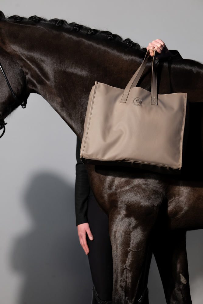 Сумка Faux Leather Shopper Smoky Taupe Platinum 25. Eskadron 3