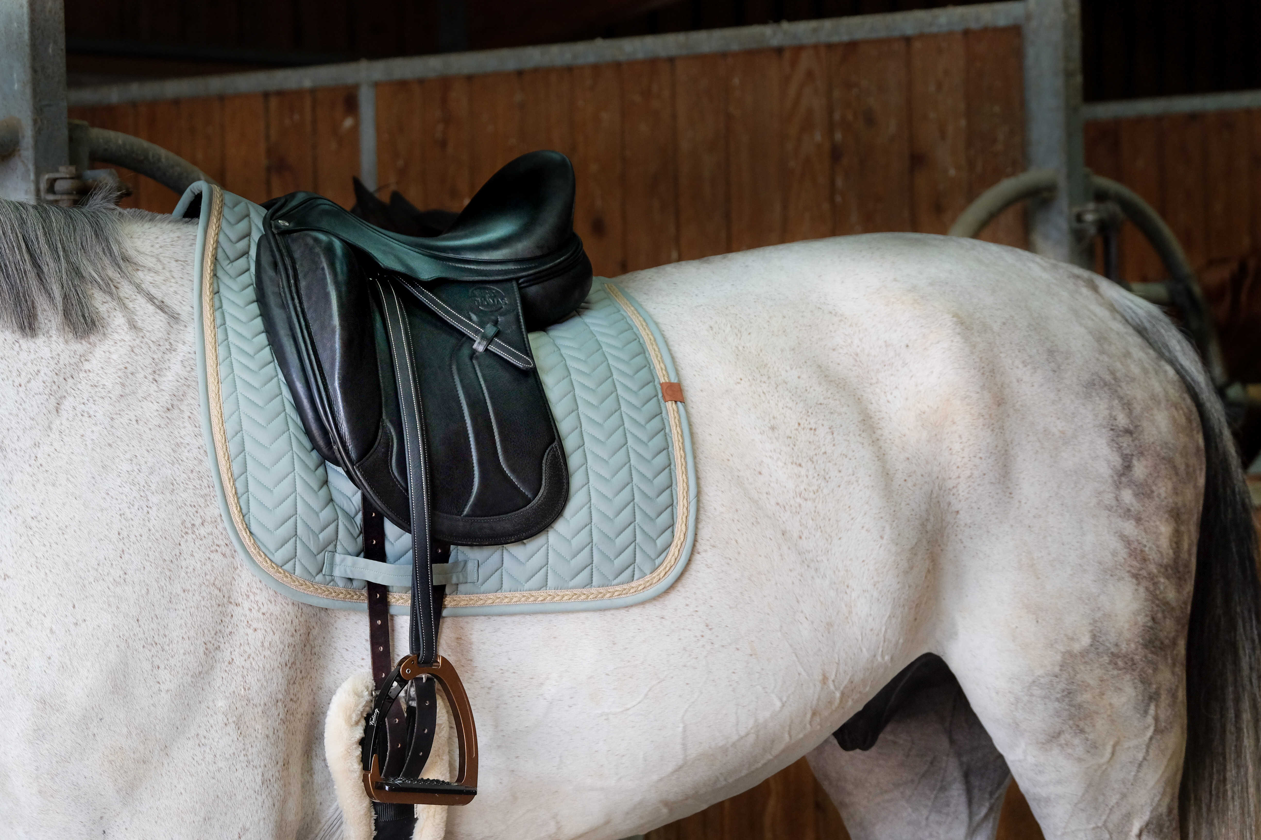 Вальтрап выездковый Softy Light Green. Equitheme 4