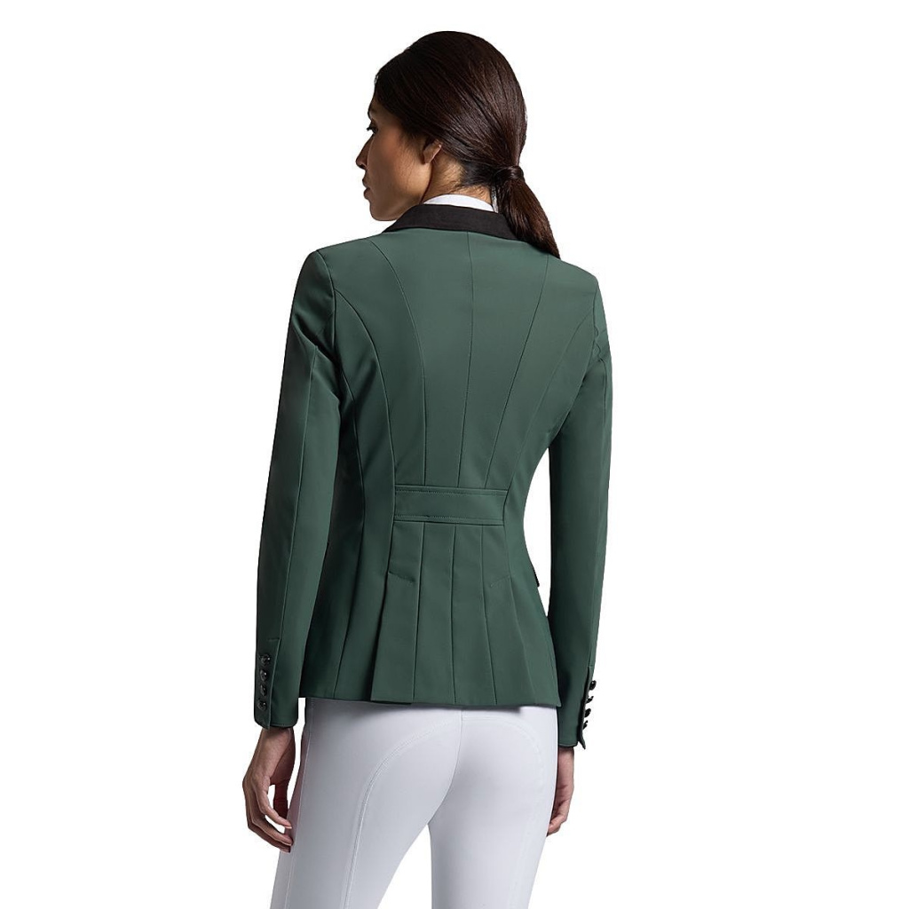 Редингот With Alcantara Collar and Buttons Jungle Green. Cavalleria Toscana 4