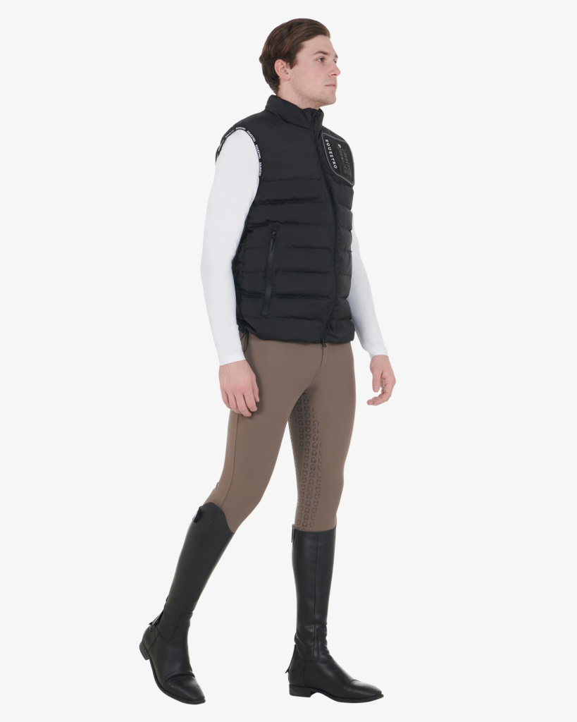 Жилет мужской Silicone Patch Black. Equestro 5