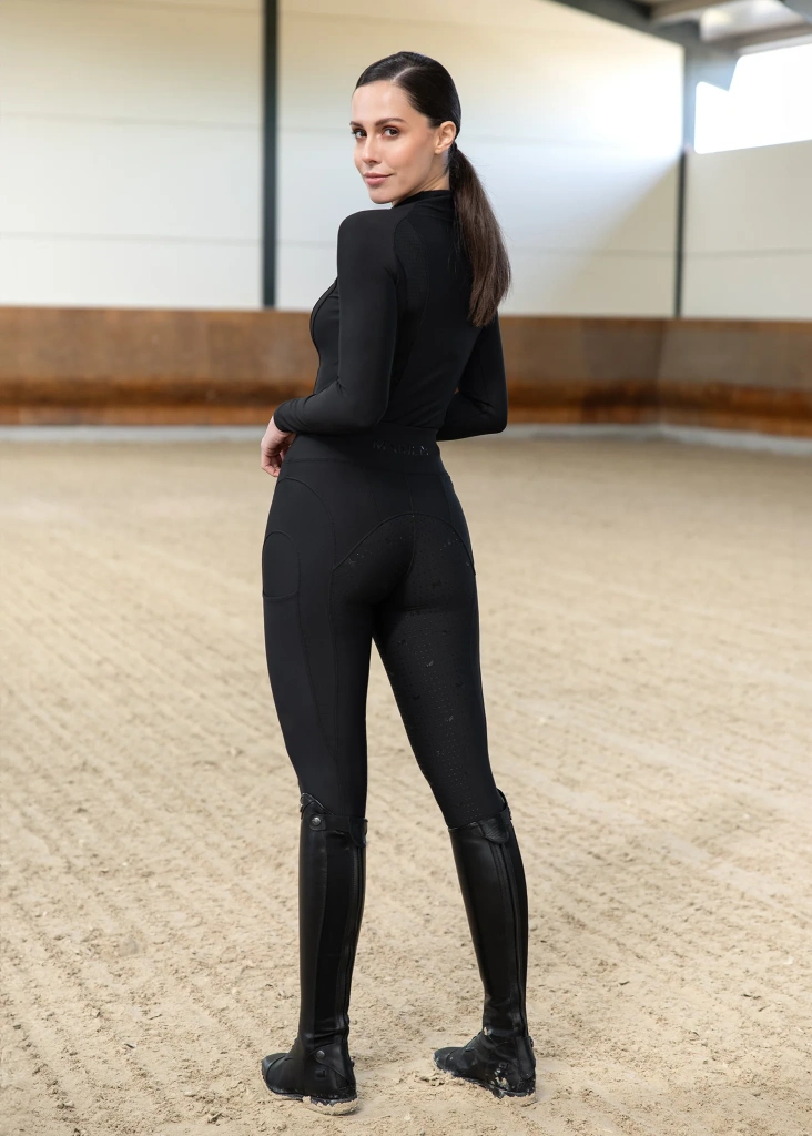 Бриджи леггинсы Outline Black, полная силиконовая лея. Maximilian 8