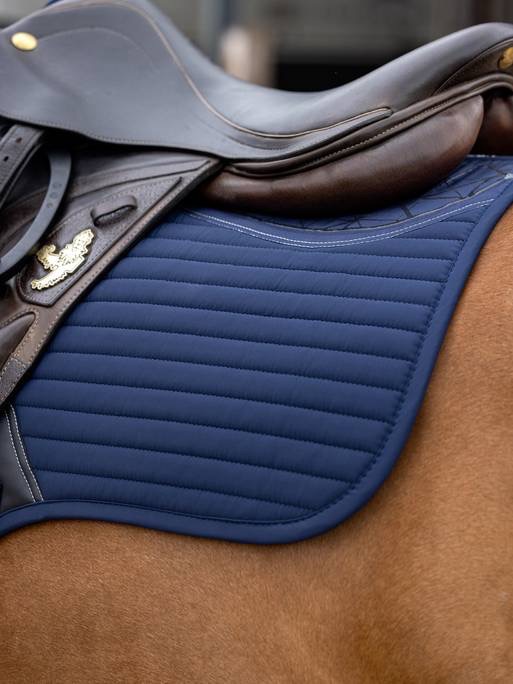 Вальтрап с силиконом Soft Shell Anti Slip CC Square Navy, конкурный. LeMieux 3