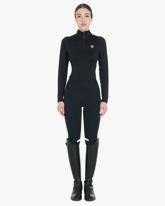 Лонгслив Slim Fit Black. Equestro 4