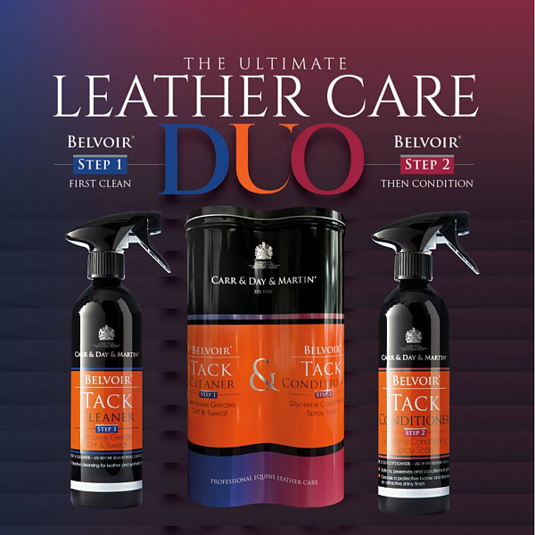 Набор для ухода за кожей Belvoir Leather Duo. CDM