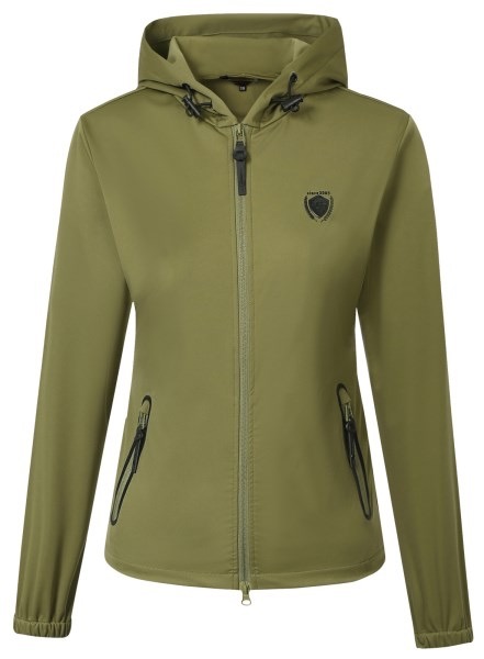 Куртка ветровка с капюшоном Olive. Covalliero