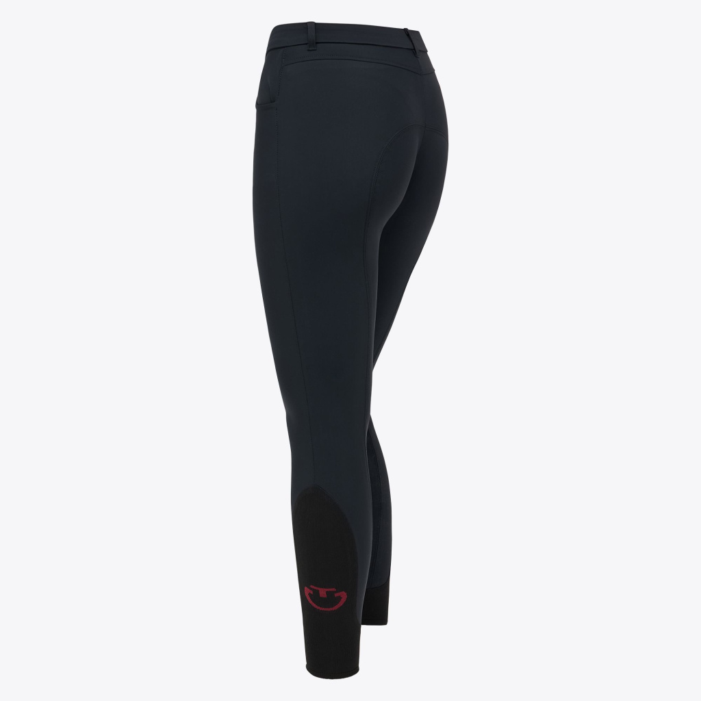 Бриджи леггинсы Mini Orbit Black, коленная силиконовая лея. Cavalleria Toscana 2