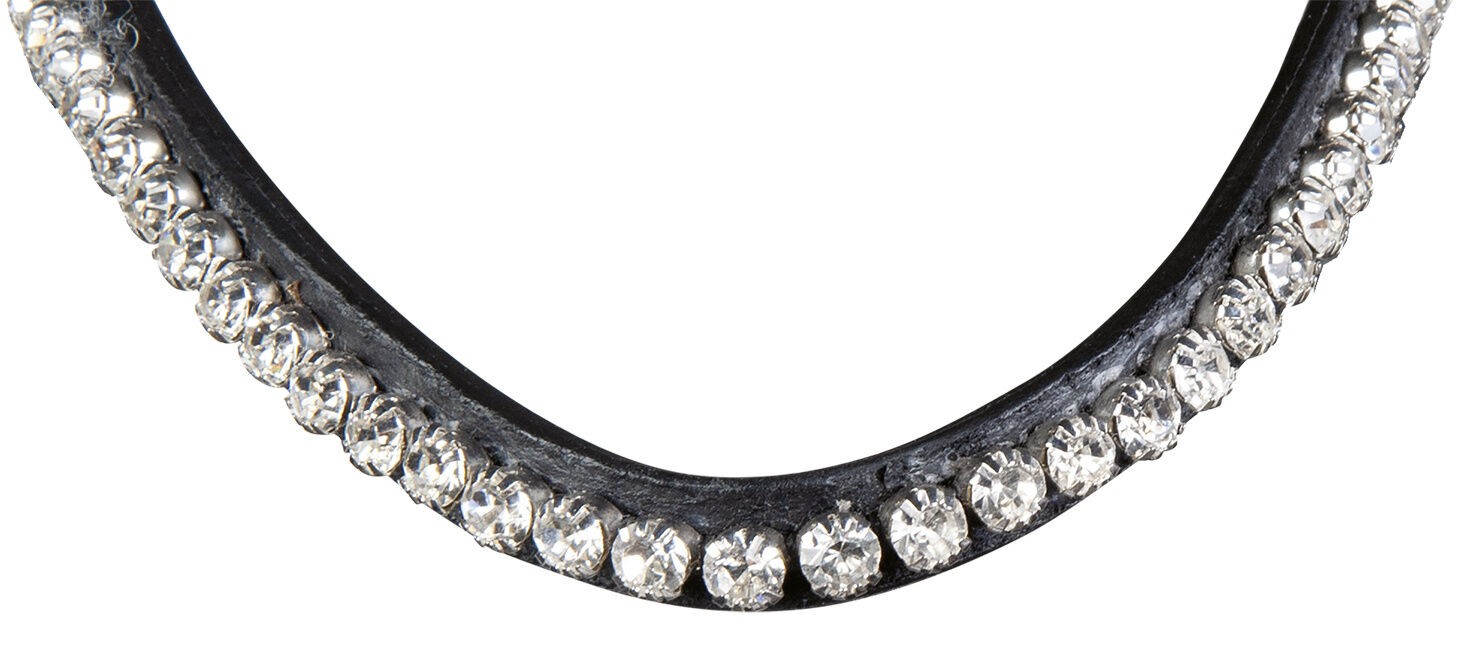 Уздечка трензельная Shetty Diamond Black. HKM 2