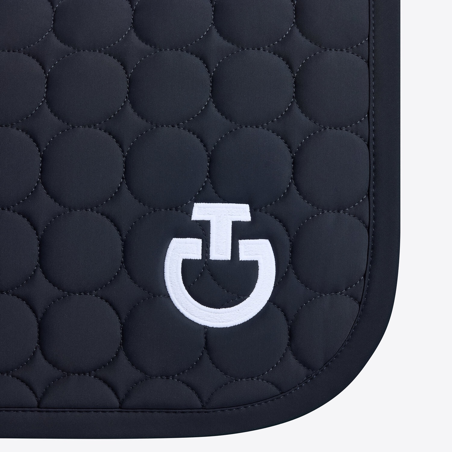 Вальтрап конкурный in Circular Quilted Jersey Navy. Cavalleria Toscana 3